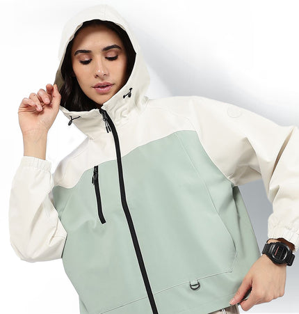 XTEP Women's  X-Shield Tech Double Layer Windbreaker Outdoor Training Jacket