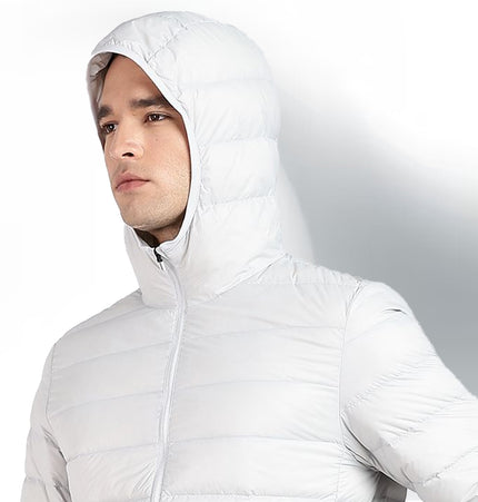 XTEP Men's Performance X-shield  Tech (Waterproof, Stainproof, Oilproof) Padded Down Jacket