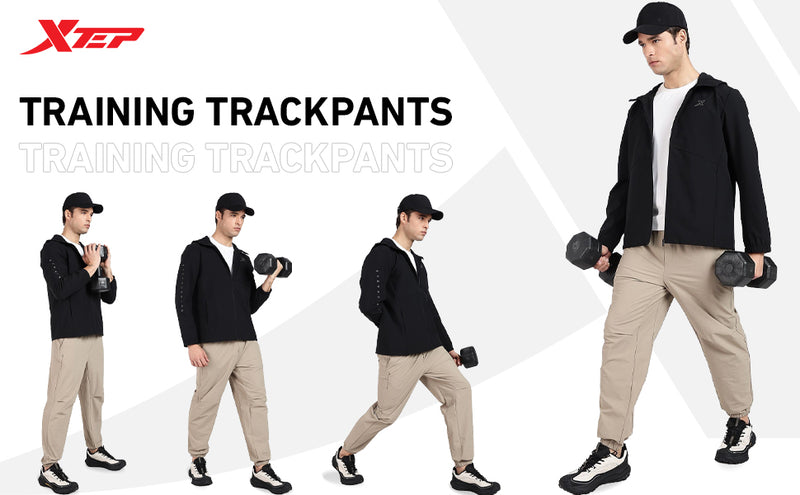XTEP Men's Comfort Tech Woven Outdoor Training Pants