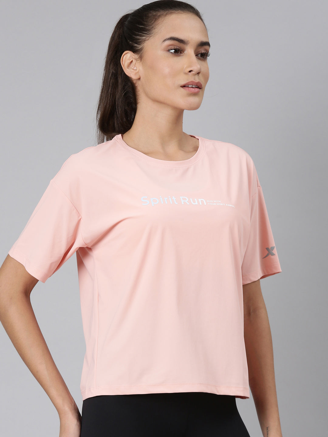 Xtep-Comfort Women Short-sleeve T-shirt