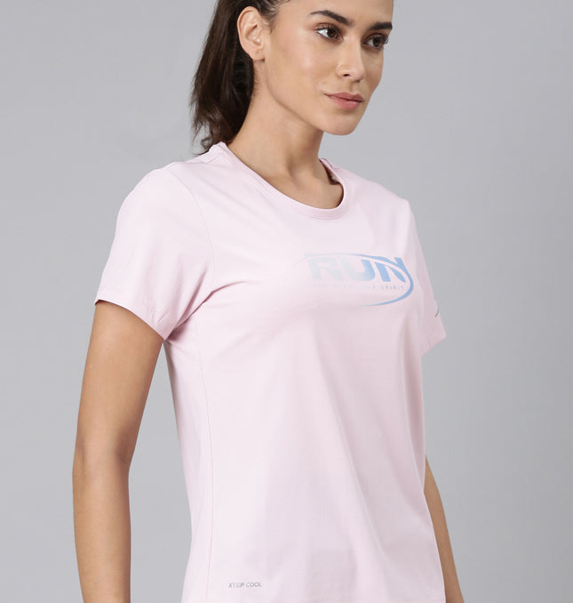 Xtep-Comfort Women Short-sleeve T-shirt