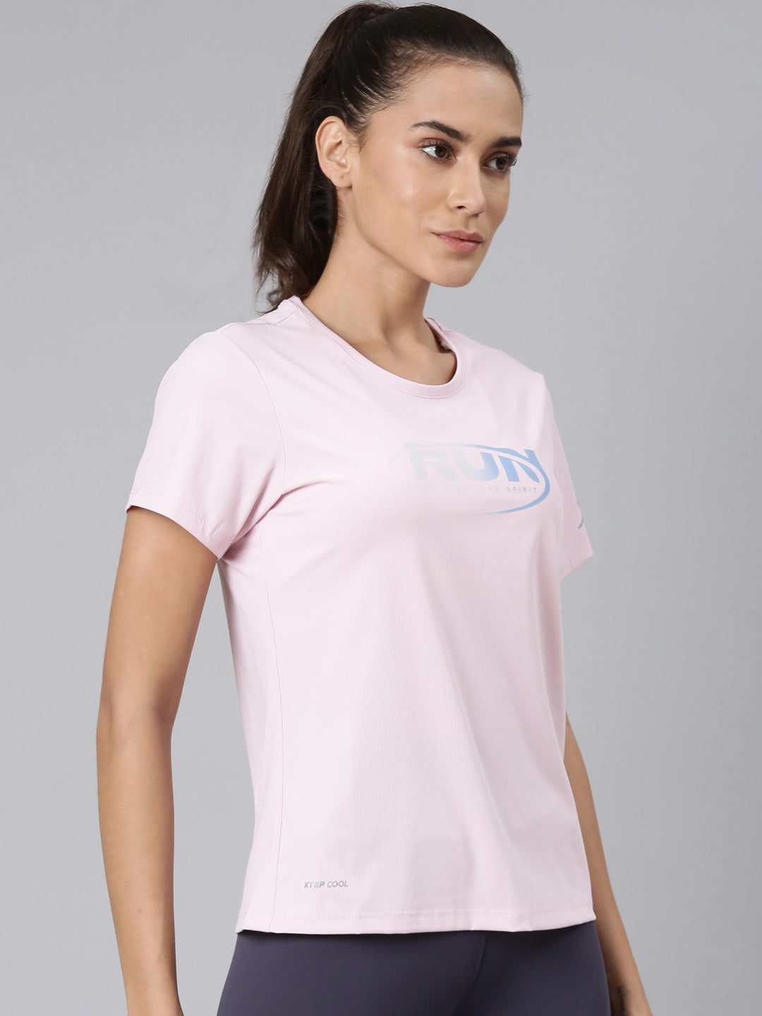 Xtep-Comfort Women Short-sleeve T-shirt