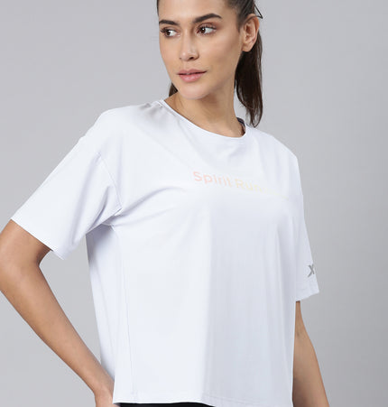 Xtep-Comfort Women Short-sleeve T-shirt