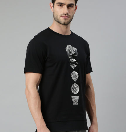 Xtep Men Slim fit Crewneck T-shirt