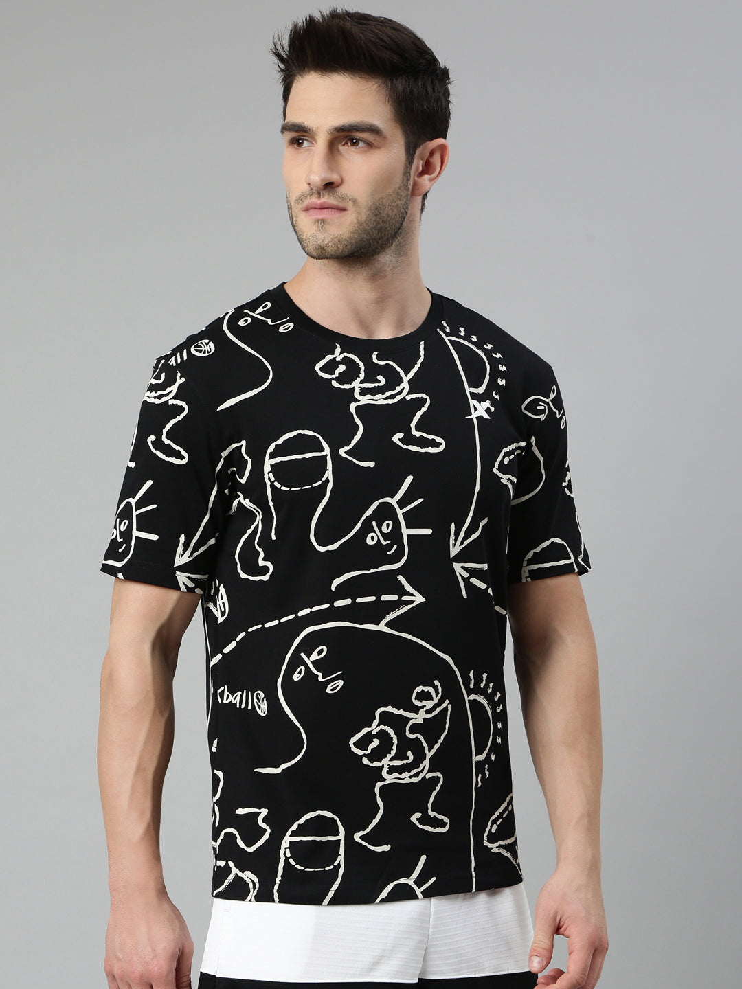Xtep Men Relaxed Fit Short-sleeve T-shirt