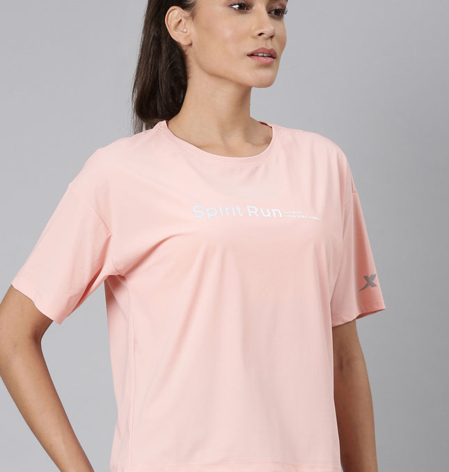 Xtep-Comfort Women Short-sleeve T-shirt