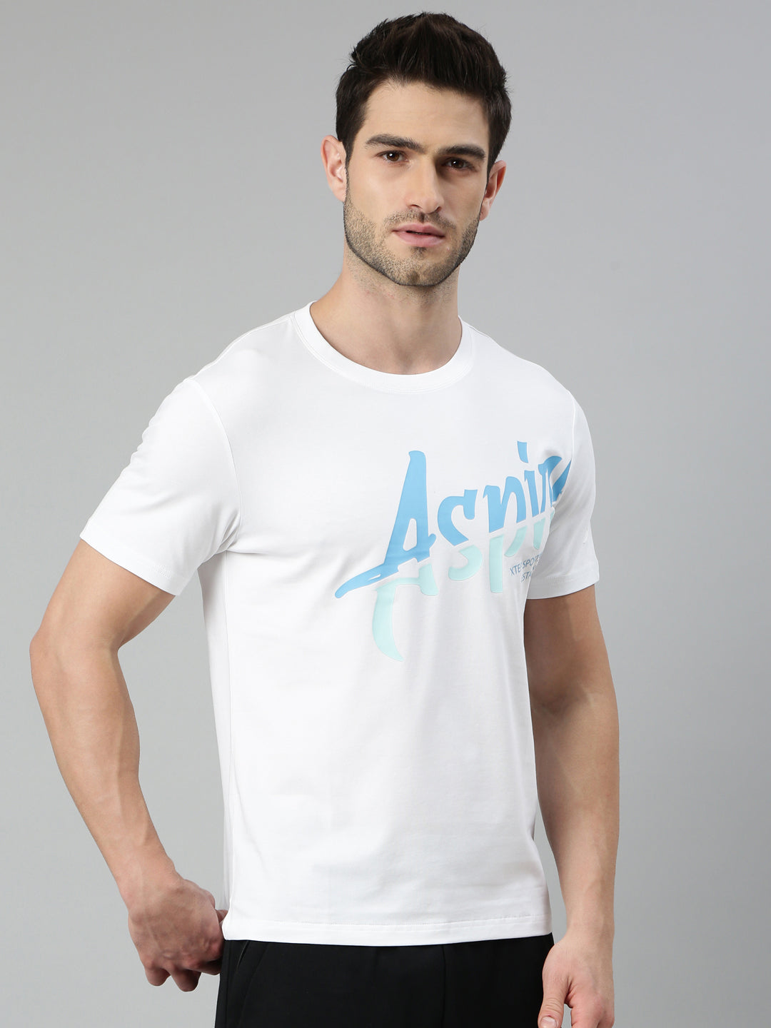 Xtep Men Casual T-Shirt - Pearl White / S