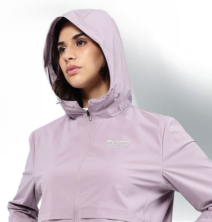 XTEP Women's Winter Running Windproof & Water Repellent Windbreaker Jacket