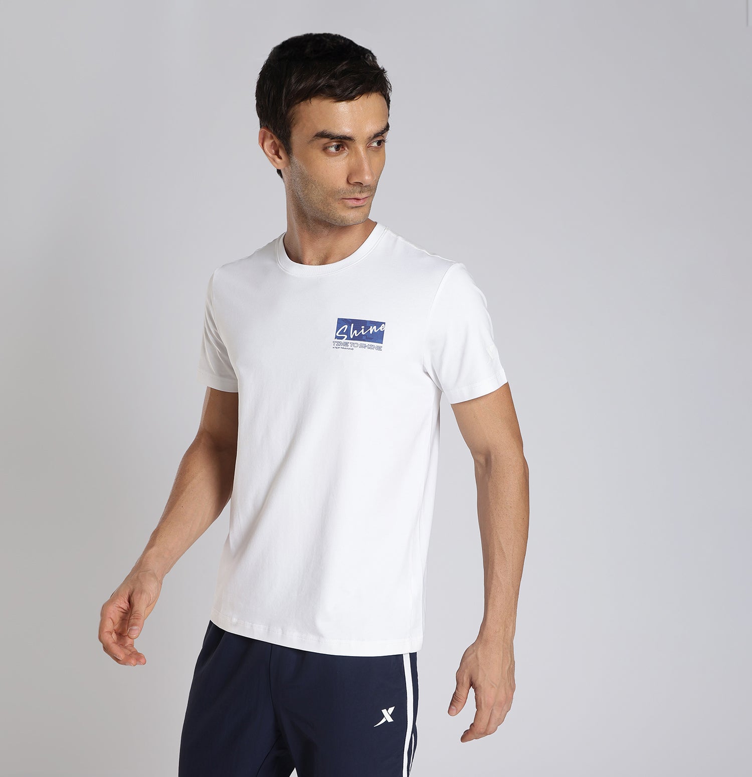 Xtep Men Solid Training Tshirt