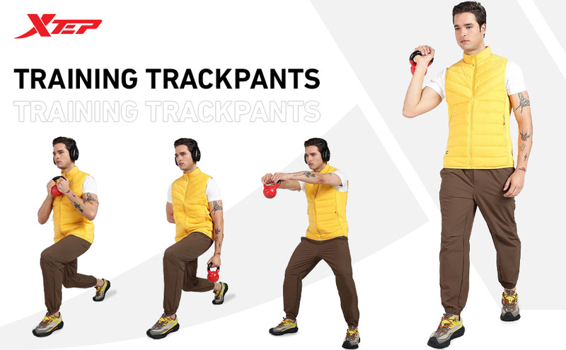 XTEP Men's Comfort Tech Woven Outdoor Training Pants