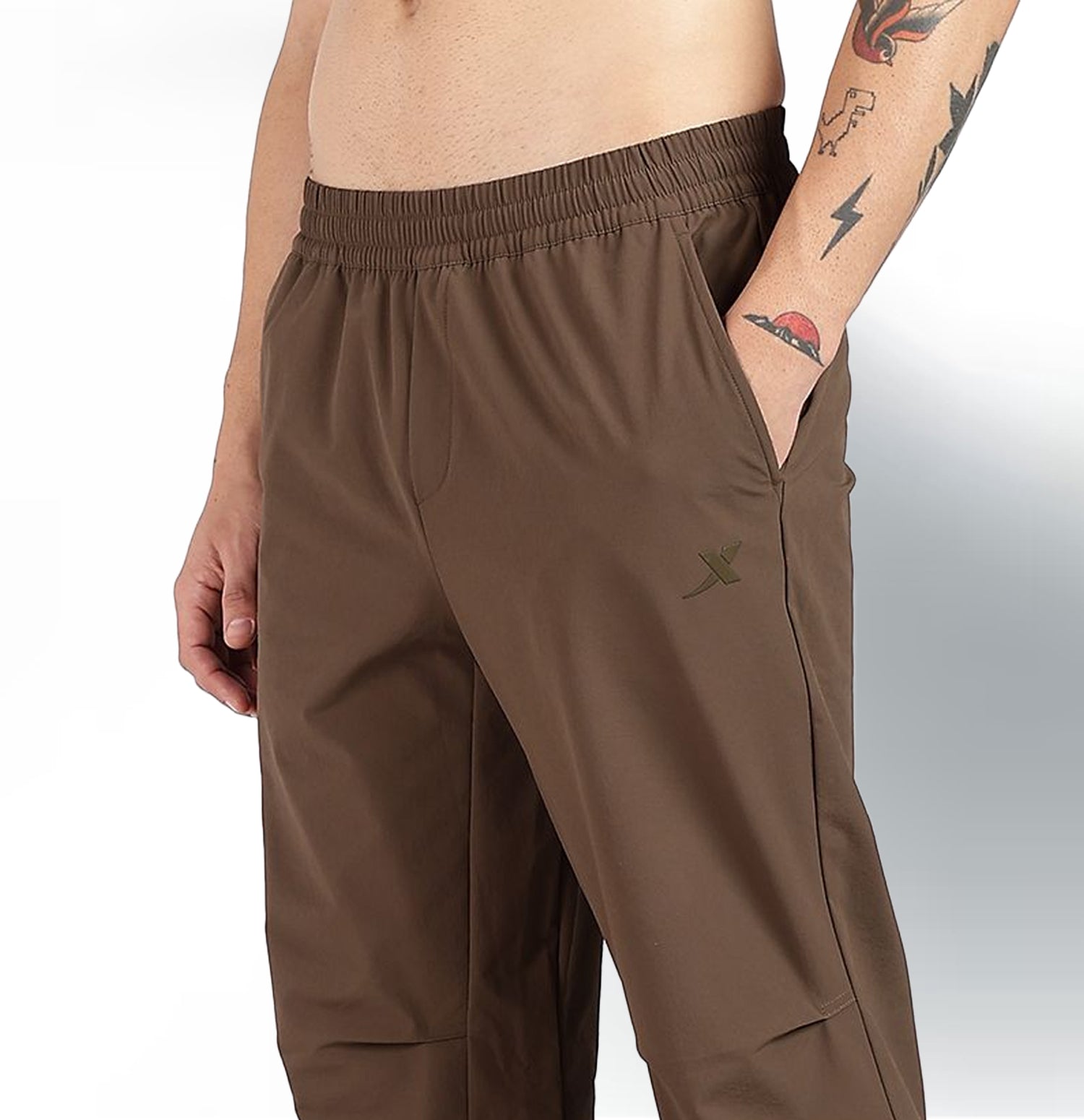 Comfort Woven Quick-Dry Outdoor Pants - Brown
