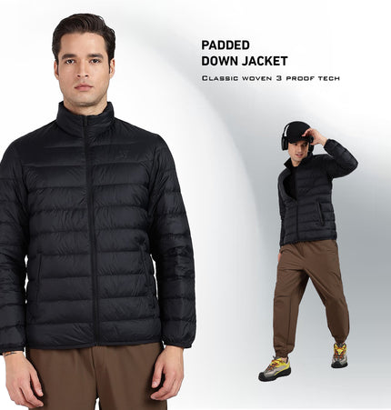 XTEP Men's X-shield  Tech (Waterproof, Stainproof, Oilproof) Winter Jacket