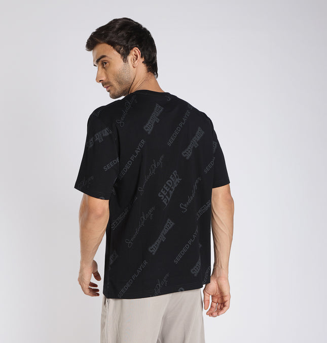 Xtep Men’s Comfort Printed T-Shirt – Retro Comfort Everyday Style