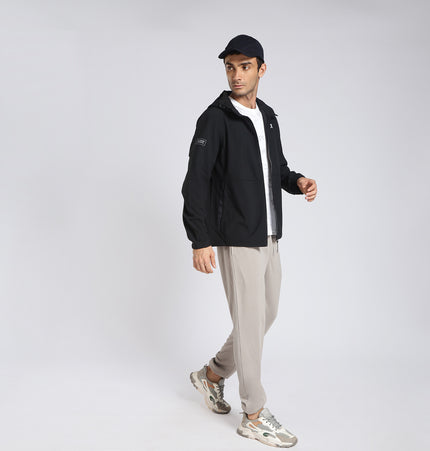 Xtep Men Hooded Windbreaker