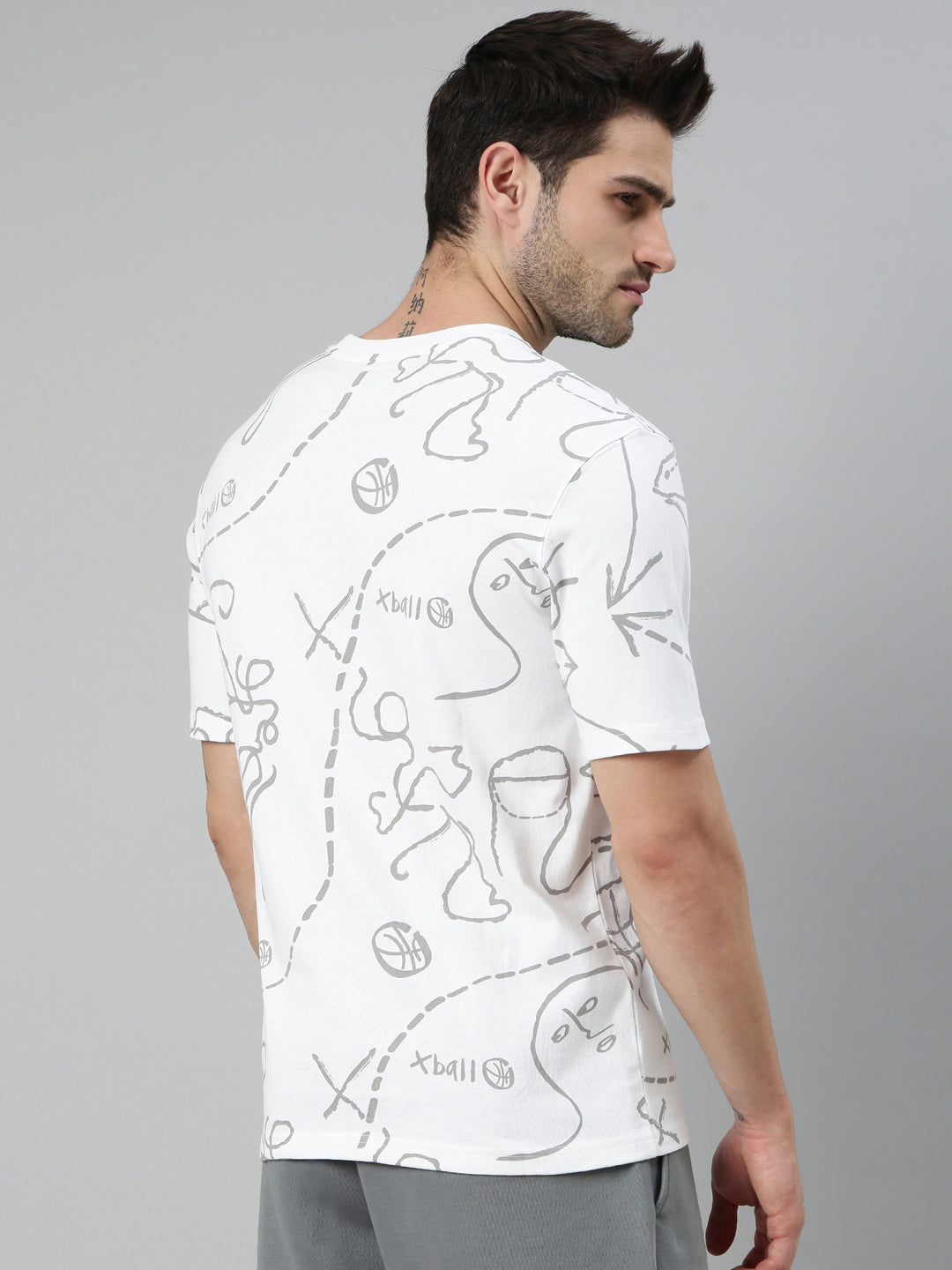 Xtep Men Relaxed Fit Short-sleeve T-shirt