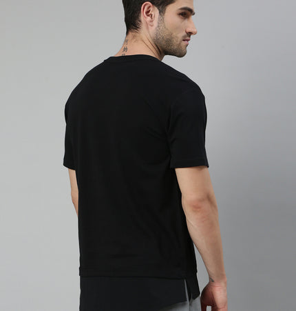 Xtep Men Slim fit Crewneck T-shirt