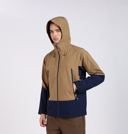 XTEP Men's Outdoor  X-Shield Tech Double Layer Windbreaker Training Jacket