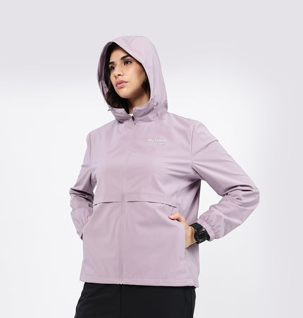 XTEP Women's Winter Running Windproof & Water Repellent Windbreaker Jacket
