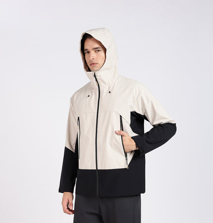 XTEP Men's Outdoor  X-Shield Tech Double Layer Windbreaker Training Jacket