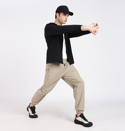 XTEP Men's Winterwear Running X-Shield  (Waterproof, Stainproof, Oilproof) Tech Windbreaker Jacket