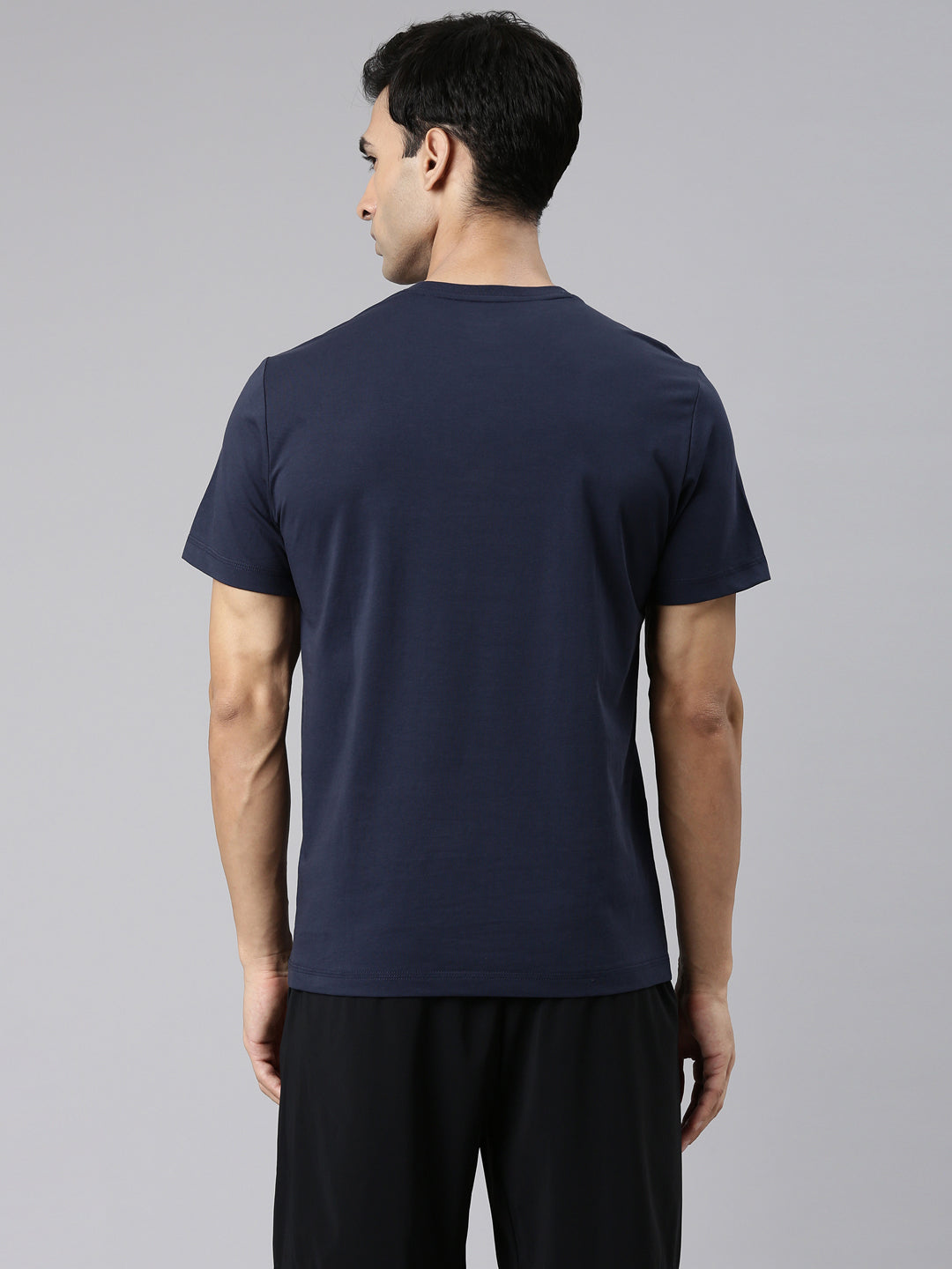 XTEP Blue Regular Fit Training T-Shirt for Men - (S)