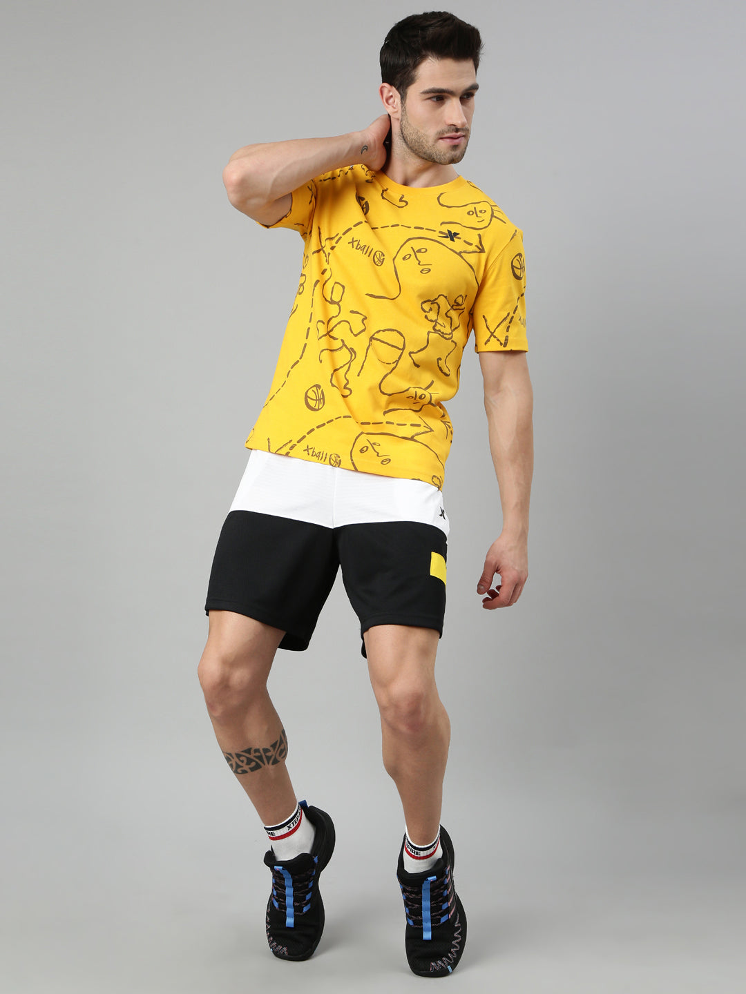 Xtep Men Relaxed Fit Short-sleeve T-shirt