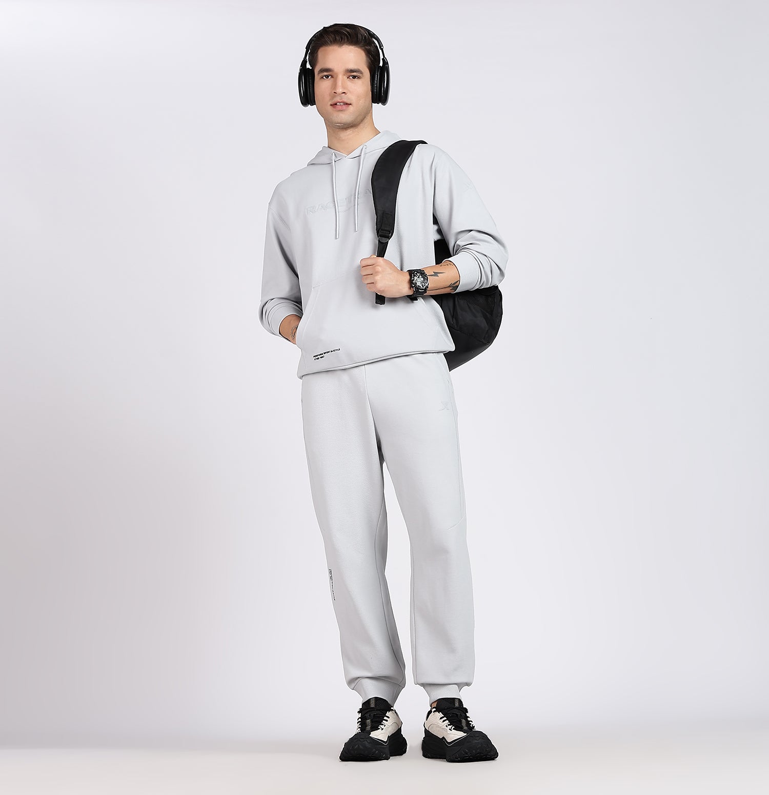 Micro Texture Modern Pants - Grey