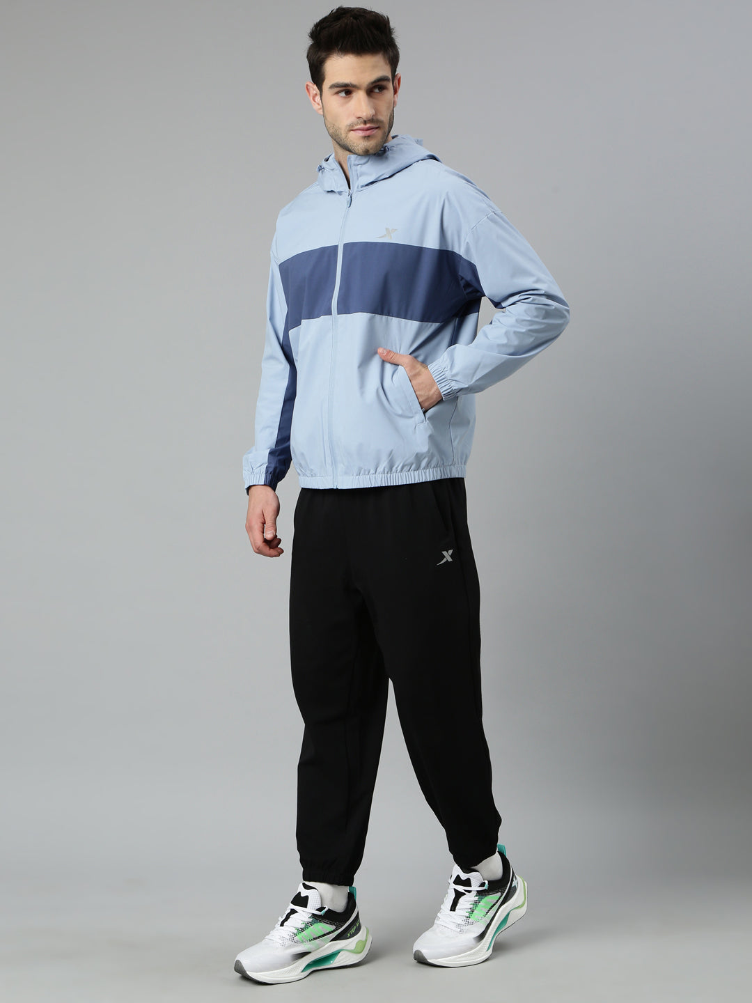 Xtep Men Double Layer Windbreaker Jackets