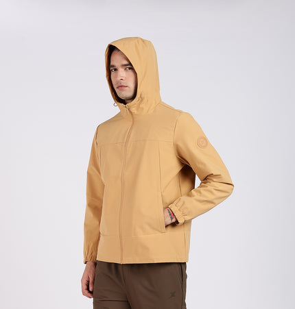 XTEP Men's  X-Shield Tech Double Layer Windbreaker Outdoor Training Jacket