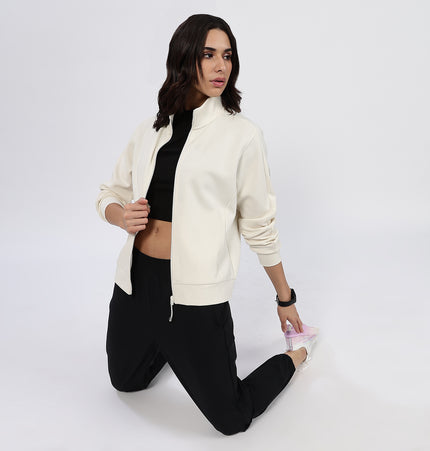 XTEP Women's Winter Training 3D Fit Shape Smooth Feel Knitted Jacket