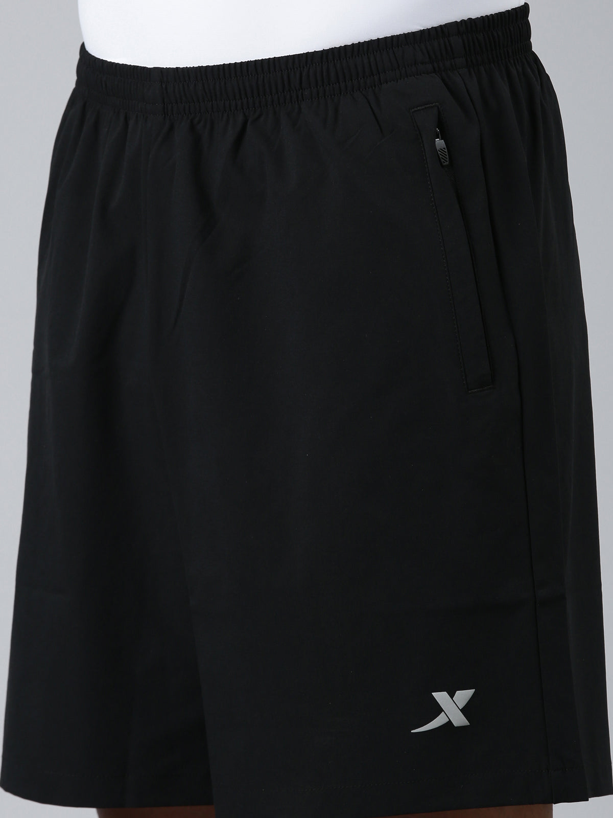 XTEP Black Lightweight Woven Regular fir Marathon Running Shorts for Men- Woven Shorts - Lightweight- 100% Polyester- Marathon Shorts- Regular Fit- Machine Wash