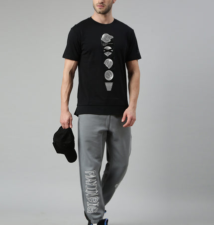 Xtep Men Slim fit Crewneck T-shirt