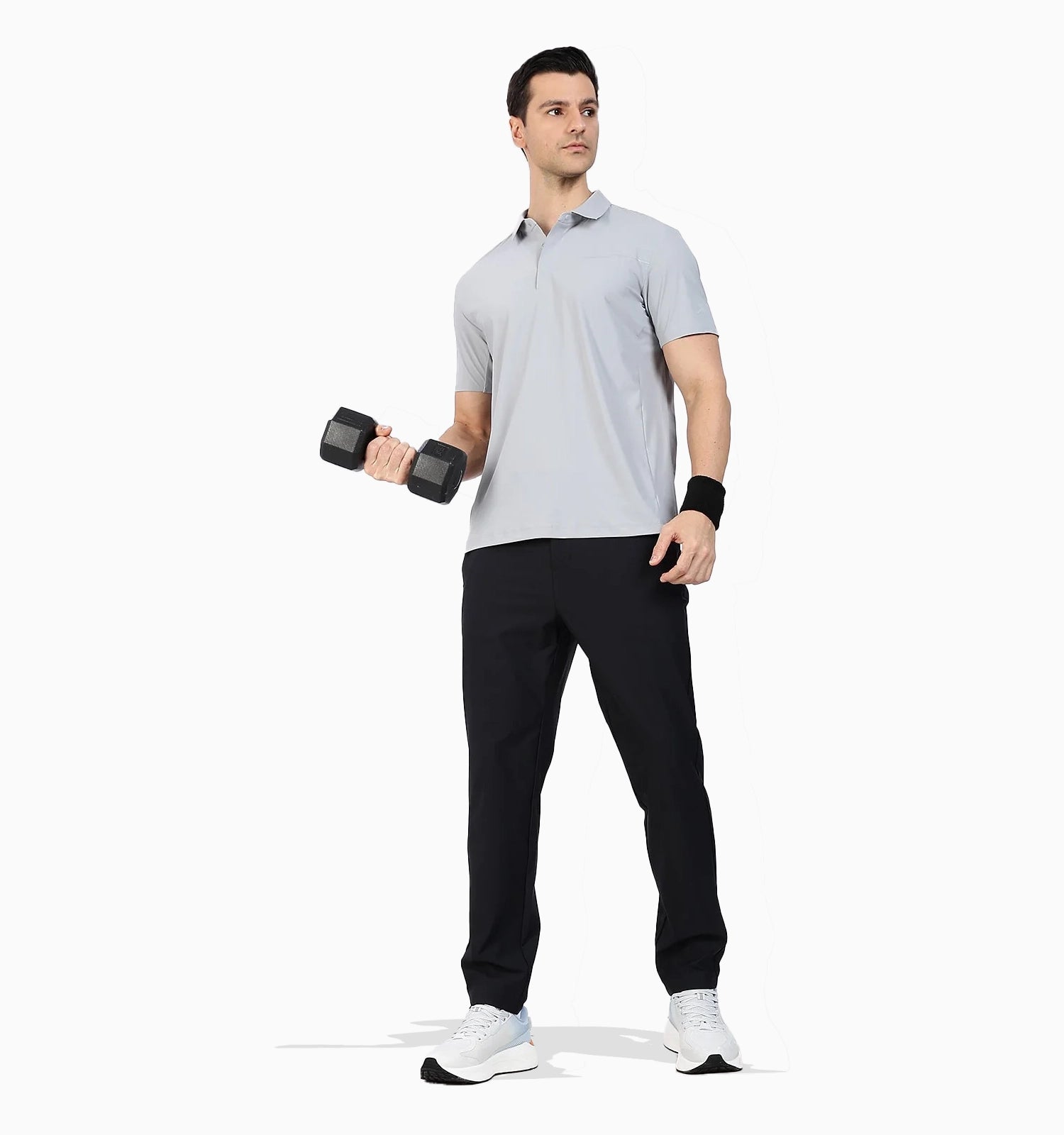 Quick-Dry Comfort Training Trackpants - Black