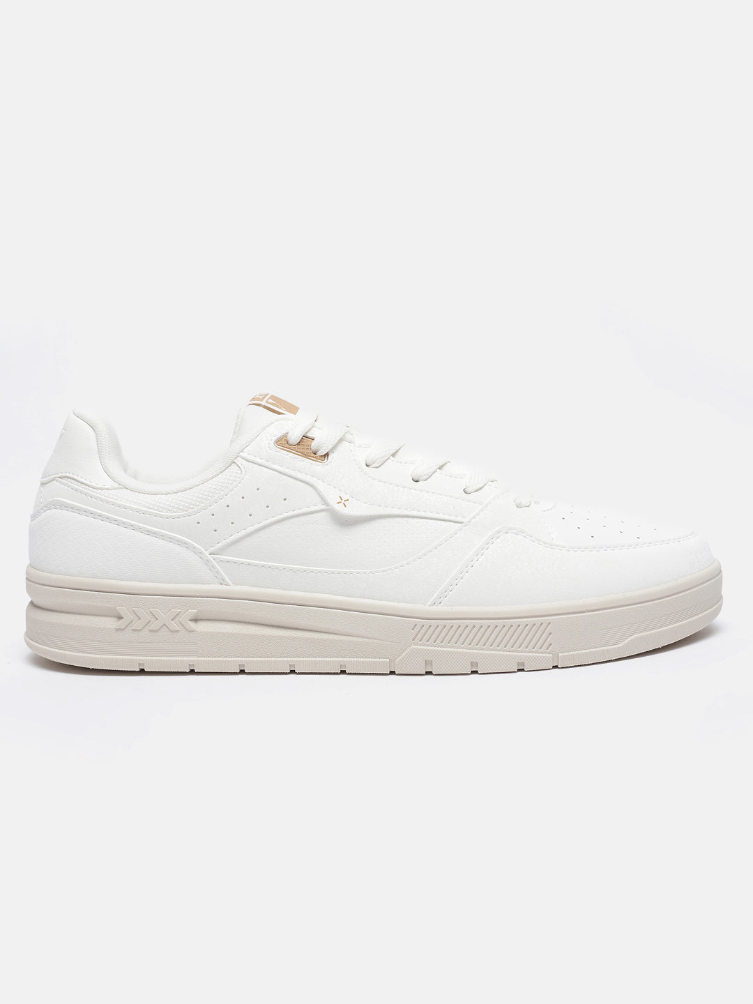 Xtep Colourblocked Skateboarding Shoes - Canvas White / 40