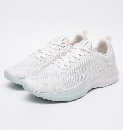 Xtep Women White Textile Running Shoes