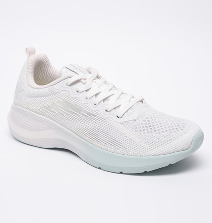 Xtep Women White Textile Running Shoes