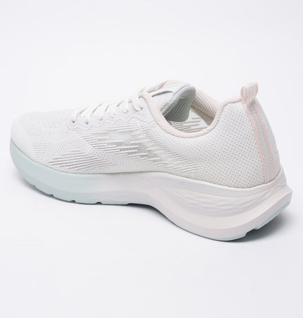 Xtep Women White Textile Running Shoes