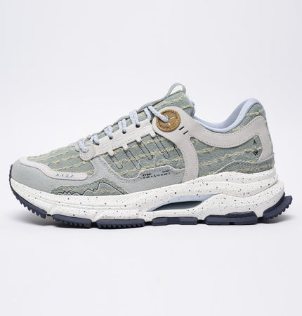 Xtep Men Grey Woven Design Sneakers
