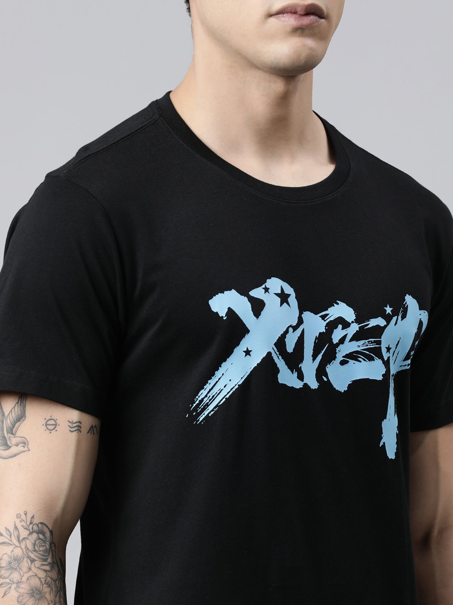 Xtep Men Regular Fit Short-sleeve T-shirt