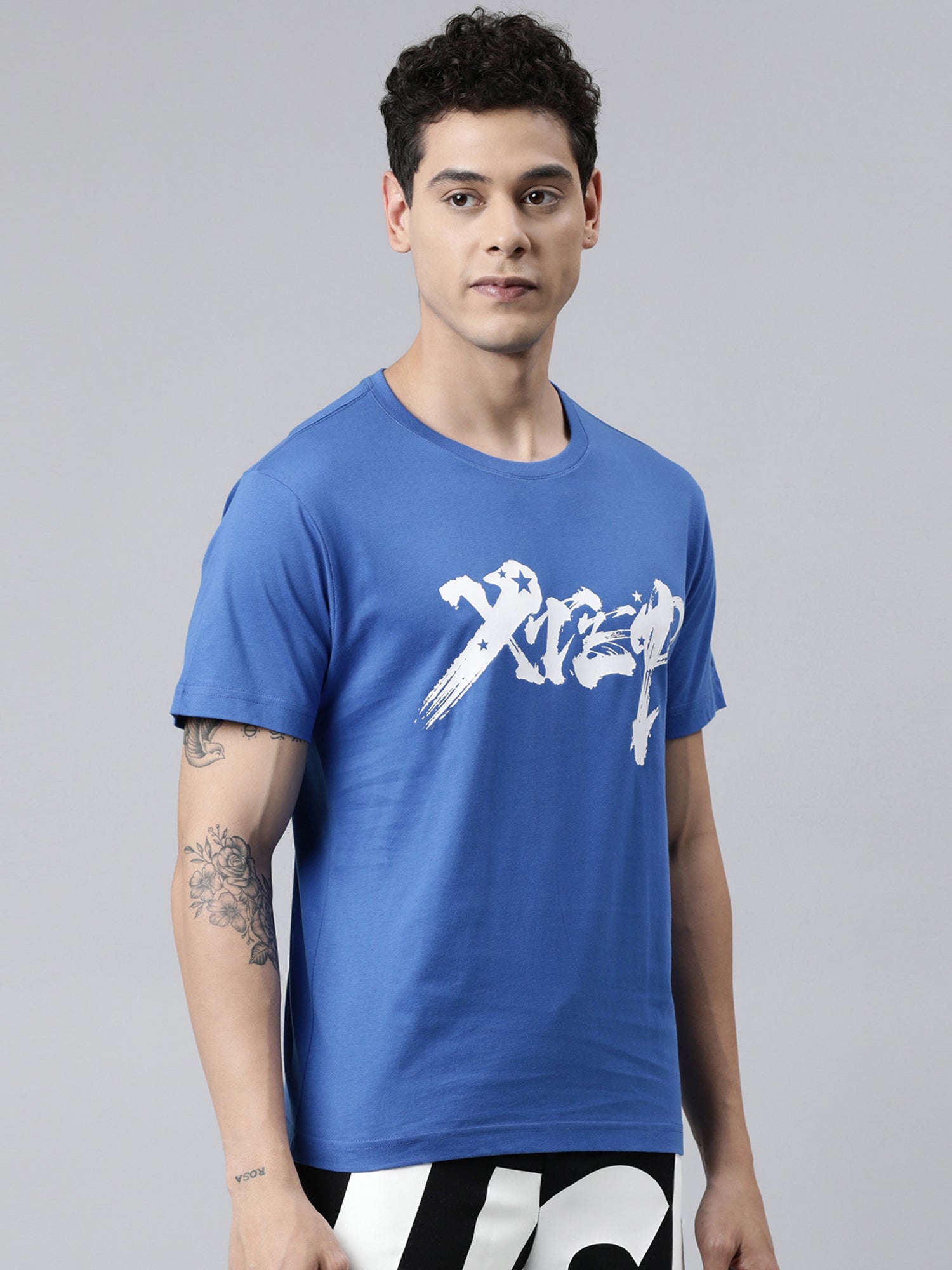 Xtep Men Regular Fit Short-sleeve T-shirt