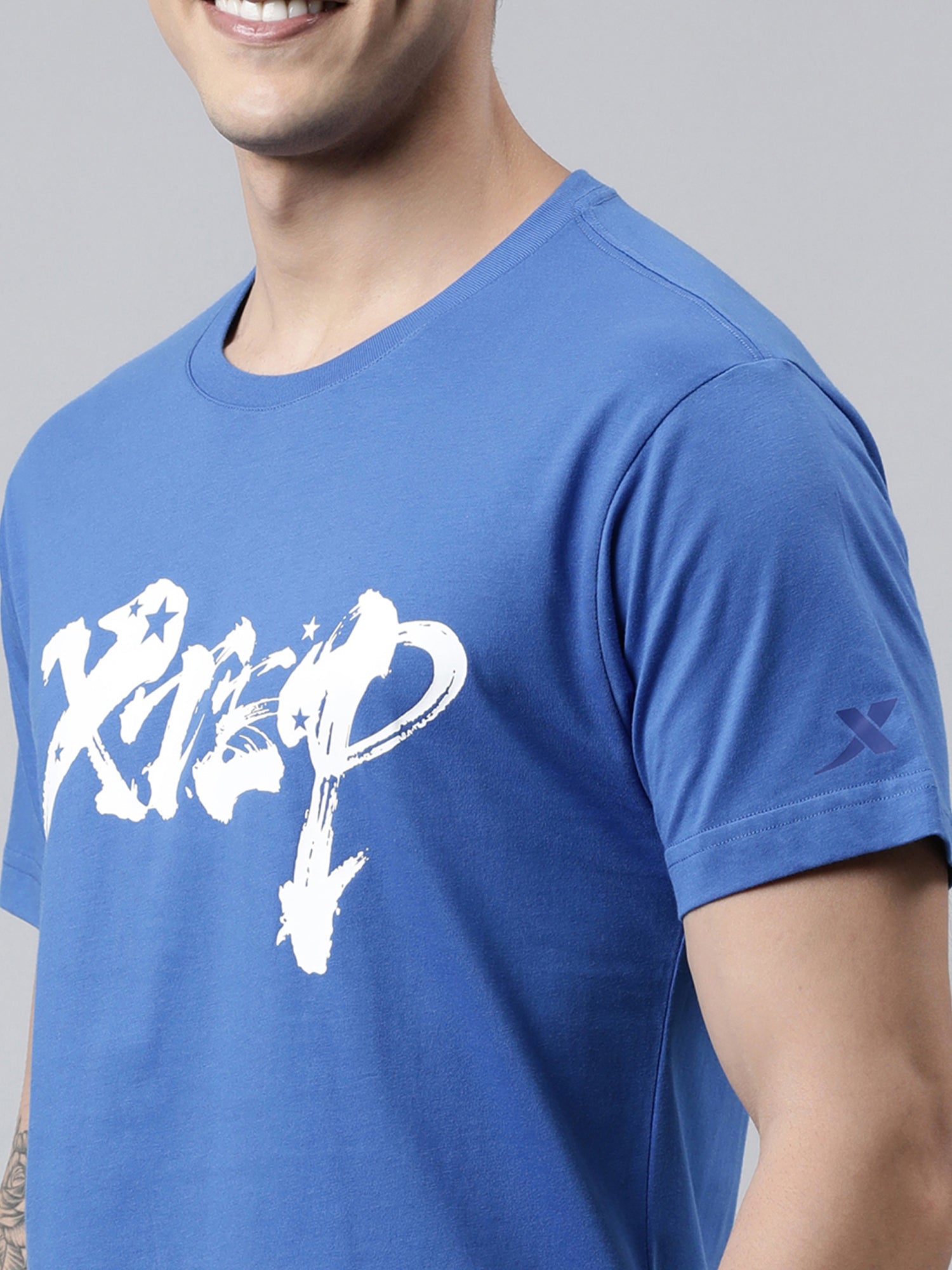 Xtep Men Regular Fit Short-sleeve T-shirt