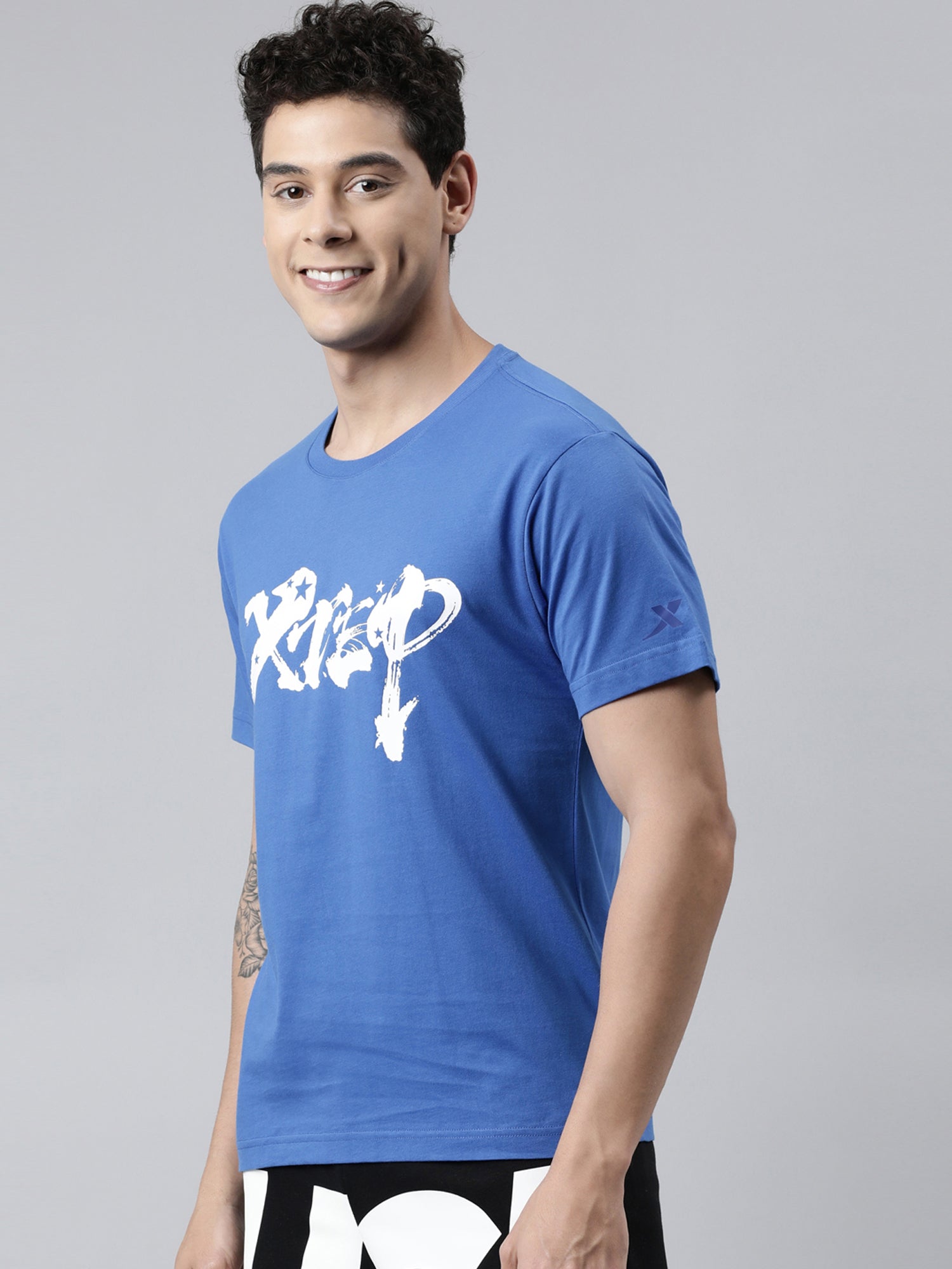 Xtep Men Regular Fit Short-sleeve T-shirt