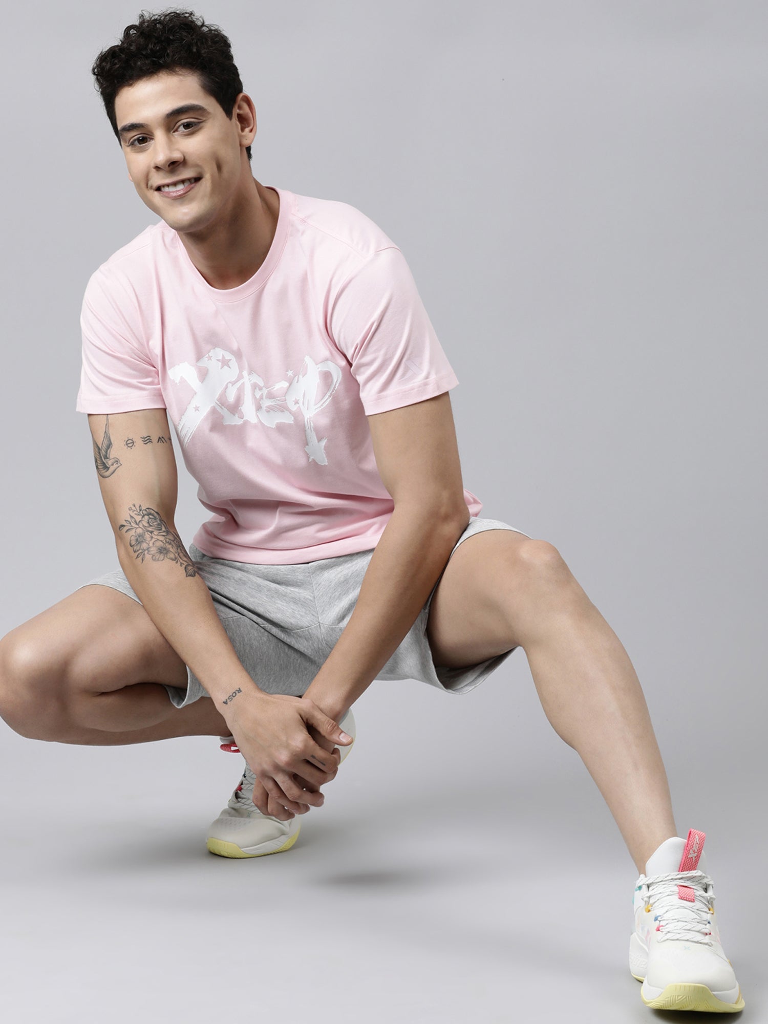 Xtep Men Regular Fit Short-sleeve T-shirt