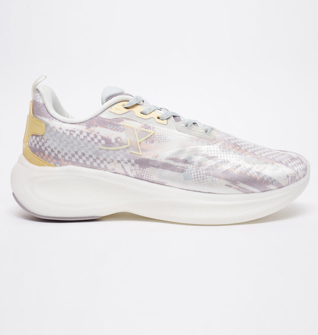 Xtep Women Feather Foam Running Shoes - Canvas White/Shady Grey / 35