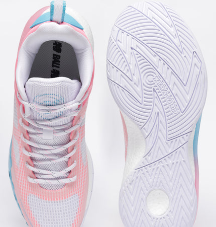 Xtep Men Pink Dynamic Foam Basketball Shoes