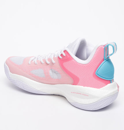 Xtep Men Pink Dynamic Foam Basketball Shoes