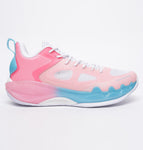 White/Peach pink