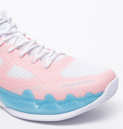 Xtep Men Pink Dynamic Foam Basketball Shoes