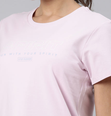 Xtep-Comfort Women Short-sleeve T-shirt
