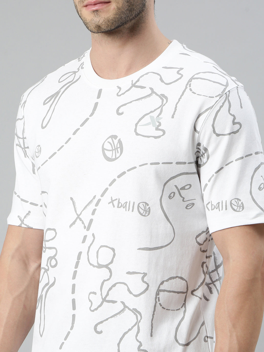 Xtep Men Relaxed Fit Short-sleeve T-shirt